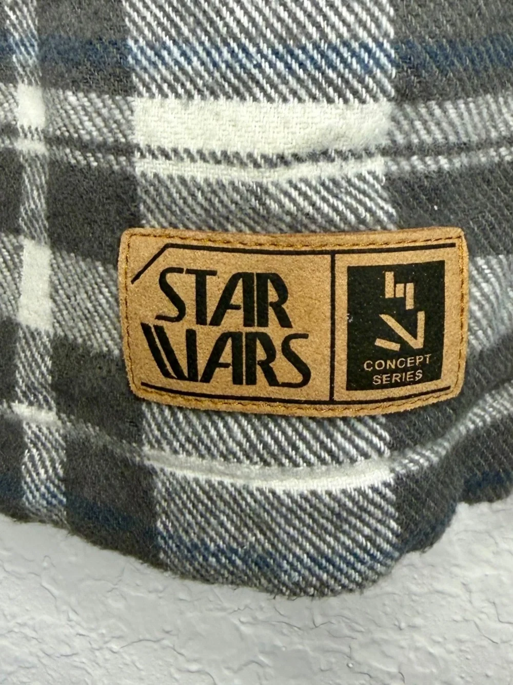 Disney Star Wars Plaid Flannel Jacket, Men's/Unisex Size S